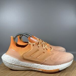 ADIDAS Shoes Womens‎ 8 UltraBoost 22 Orange Running Sneakers Primeknit Lace Up
